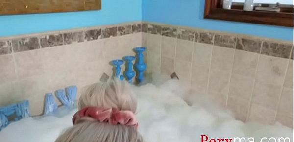  Bubble Bath With Blonde Mother- Brook Page
